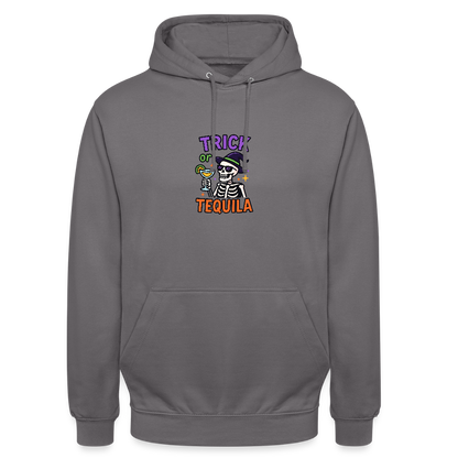 TRICK OR TEQUILA HOODIE - elephant grey