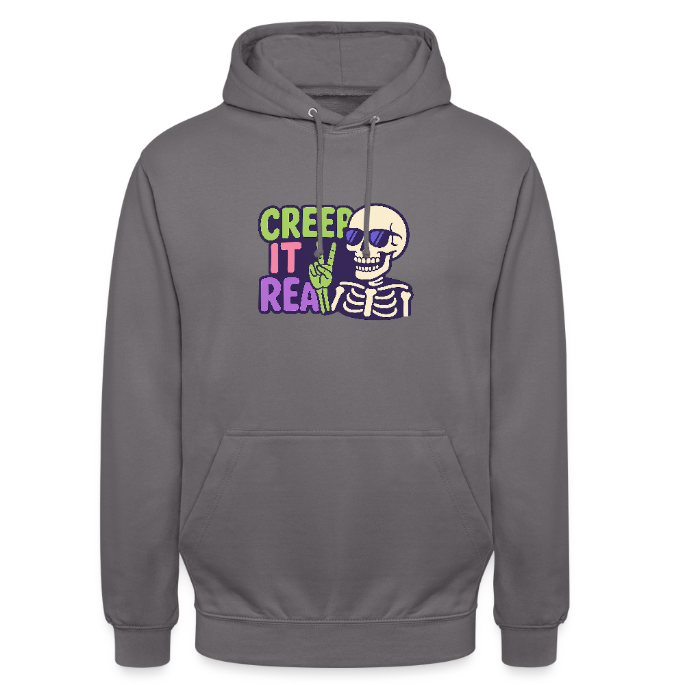 CREEP IT REAL HOODIE - elephant grey